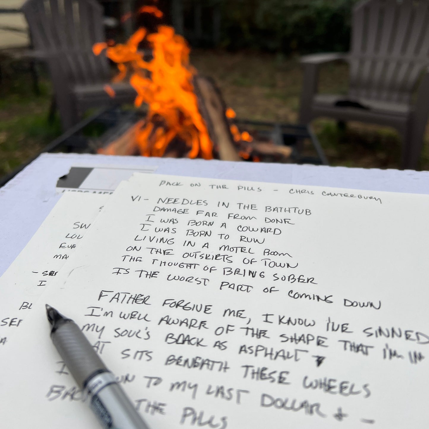 Handwritten Lyrics